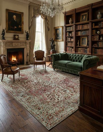 9' 7 x 12' 1 Vintage Royal Wool Rug