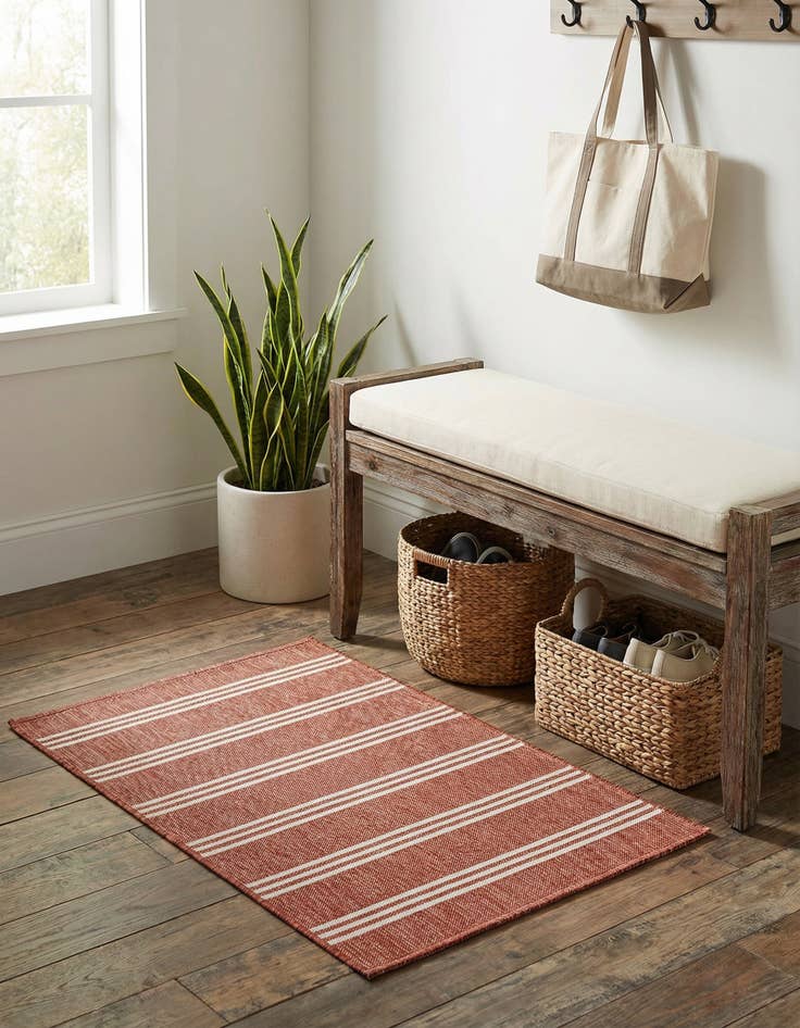 Detail image of 1' 4 x 1' 4  Washable Jill Zarin Anguilla Indoor / Outdoor Sample Rug