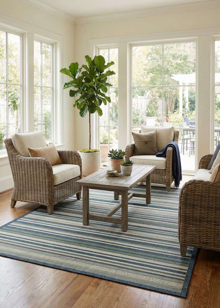 7' x 10' Easy-Clean Baja Indoor / Outdoor Rug