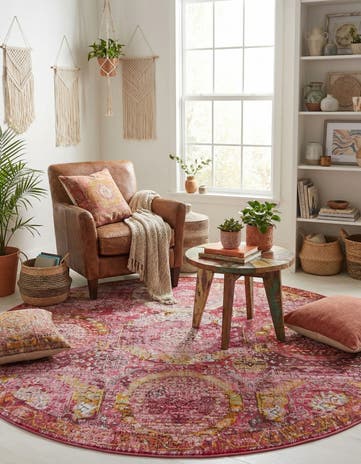 7' x 7' Santiago Round Rug