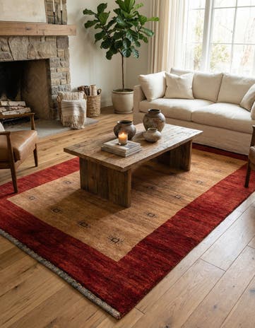 4' 2 x 6' 3 Gabbeh Rug