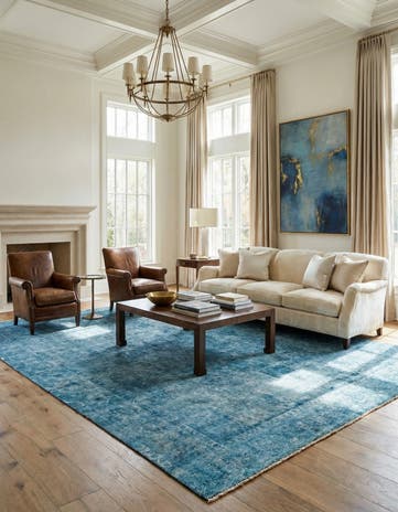 9' 8 x 12' 8 Hand Knotted Ultra Vintage Persian Wool Rug
