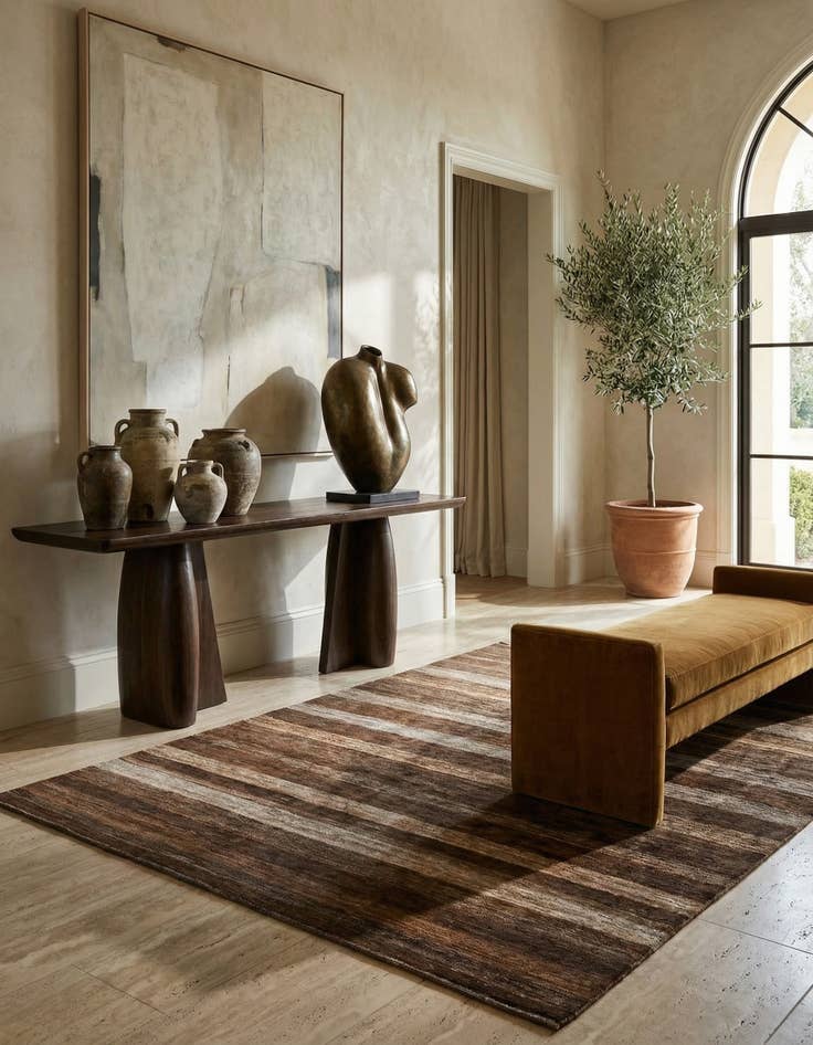 Detail image of 7' 4 x 9' 5 Juma Wool Rug