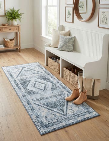 2' x 4' Kamala Washable Runner Rug