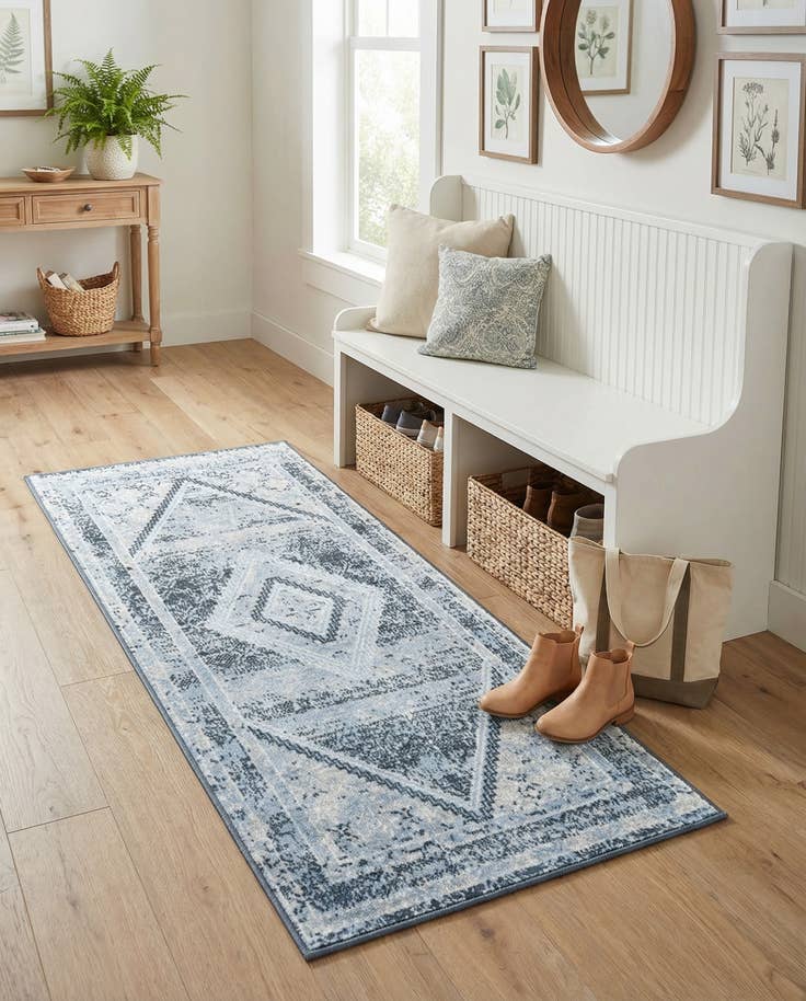 Detail image of 2' x 4' Kamala Washable Runner Rug