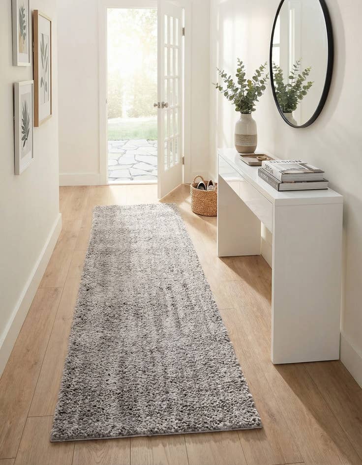 Detail image of 2' x 6' Jill Zarin Shaggy Chic Runner Rug