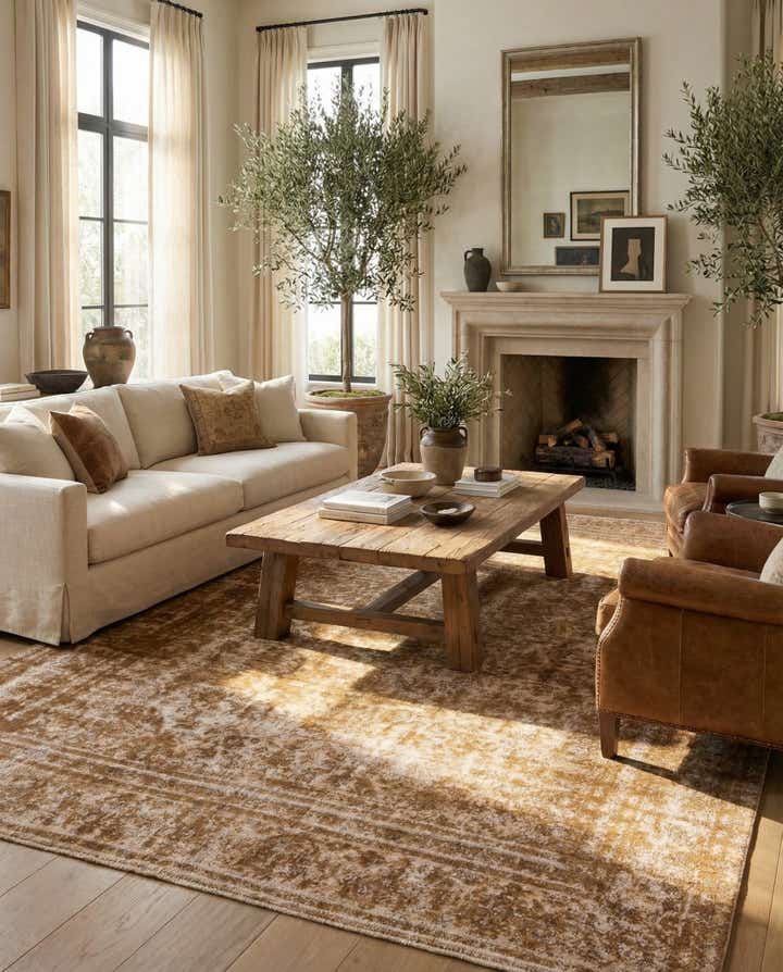 9' x 11' 9 Hand Knotted Ultra Vintage Persian Wool Rug