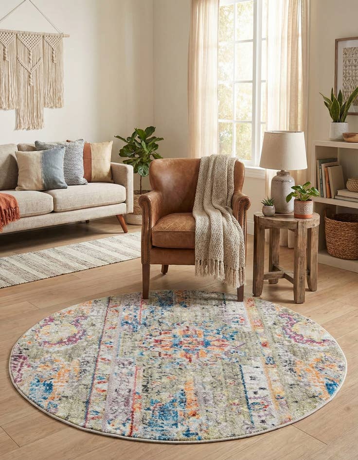 Detail image of  3' 3 x 3' 3 Vega Round Rug