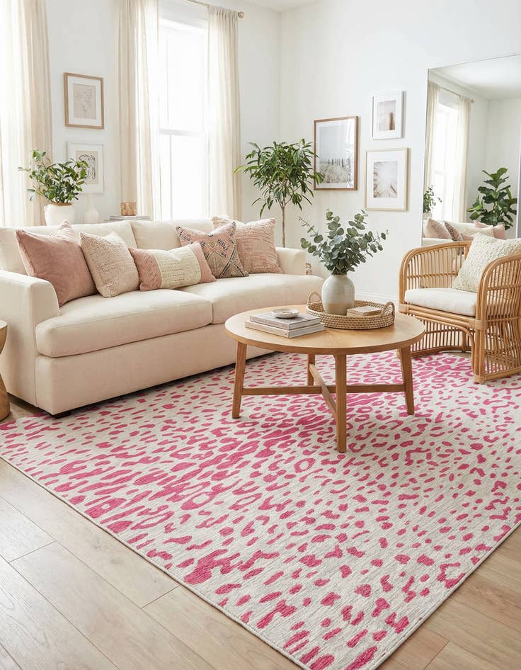 Detail image of 9' x 12'  Washable Safari Indoor / Outdoor Rug