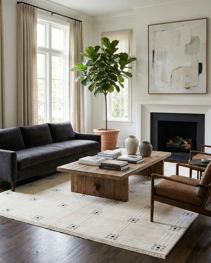 8' 1 x 11' 5 Hand Knotted Darya Wool Rug