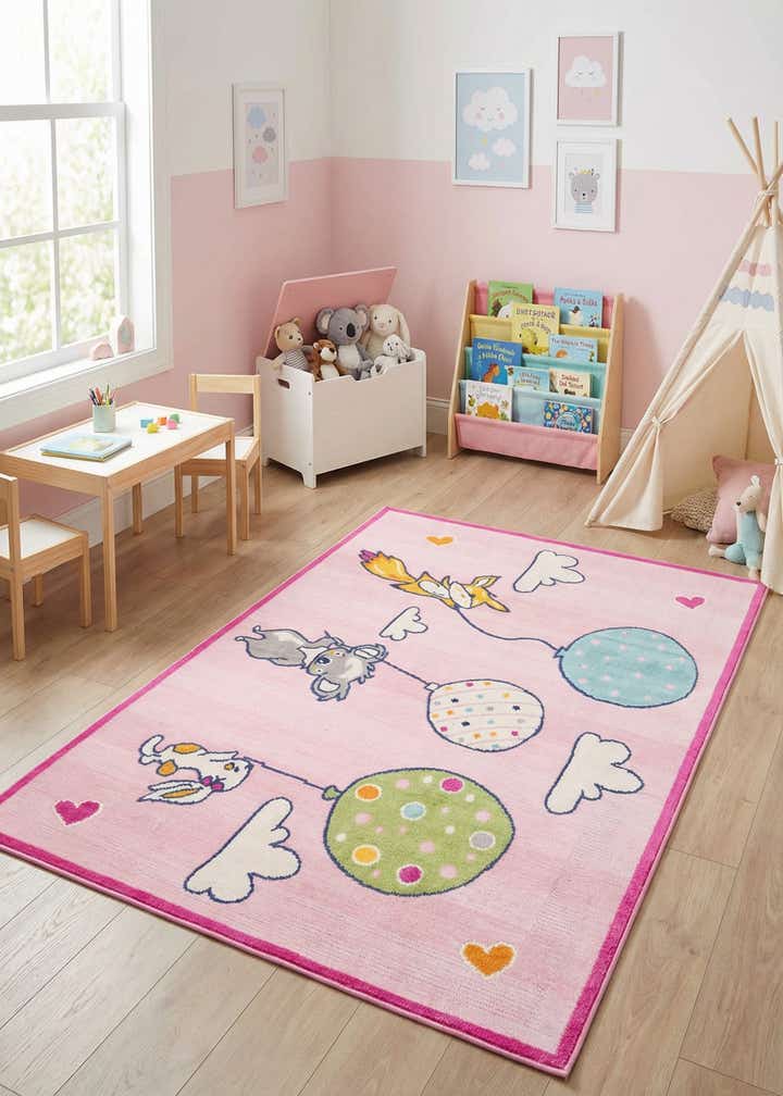 5' 3 x 7' 7 Easy-Clean Indoor / Outdoor Rug