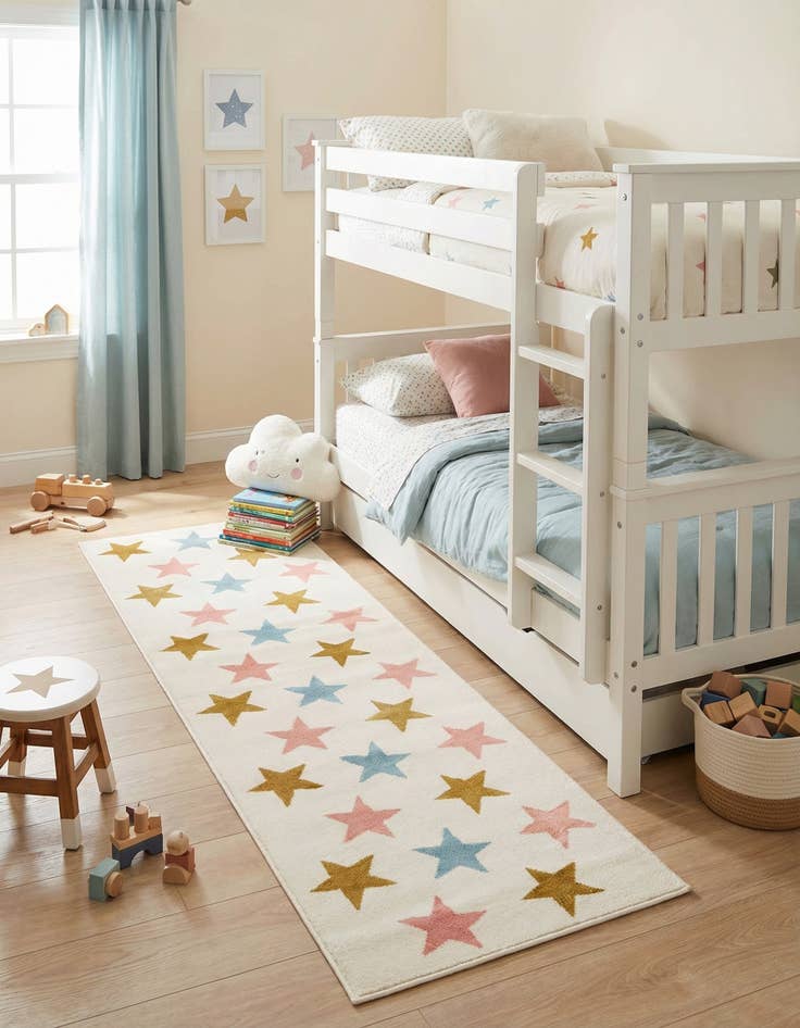 Detail image of 2' x 6' Whimsy Kids Runner Rug