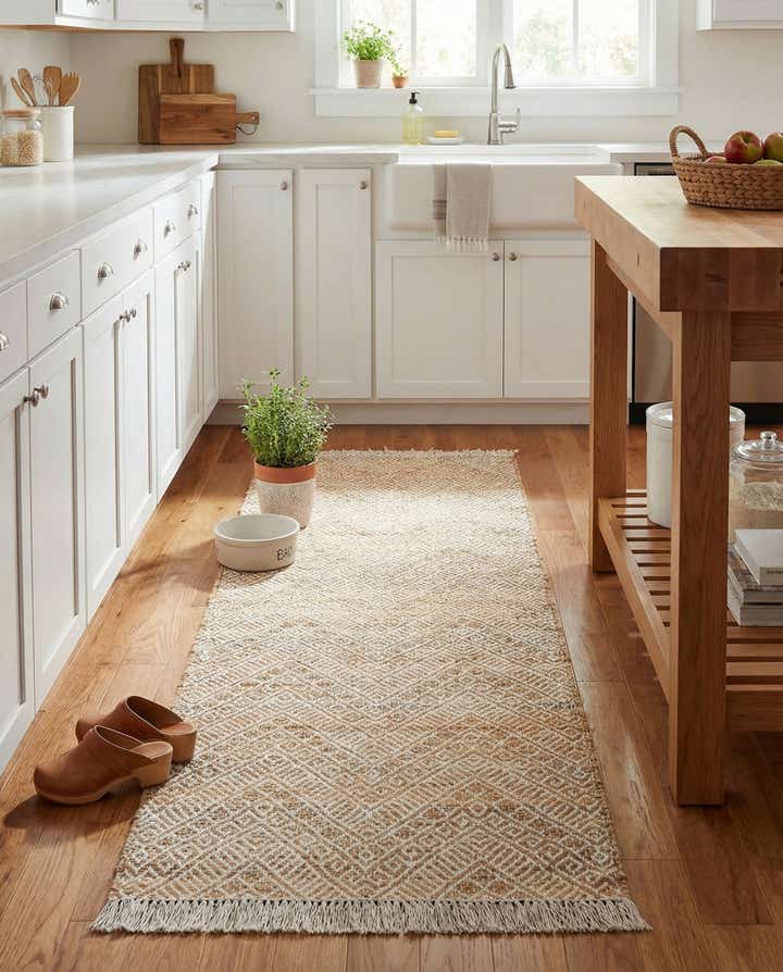 2' 7 x 10' Handmade Braided Jute Runner Rug