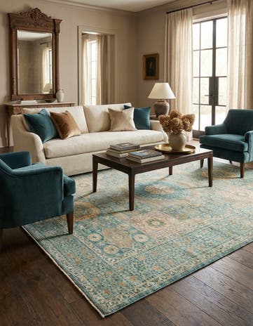 5' 7 x 7' 11 Hand Knotted Amina Rug