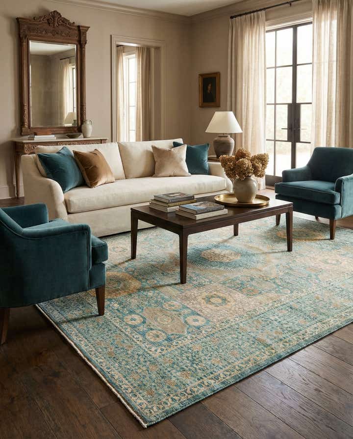 5' 7 x 7' 11 Hand Knotted Amina Rug