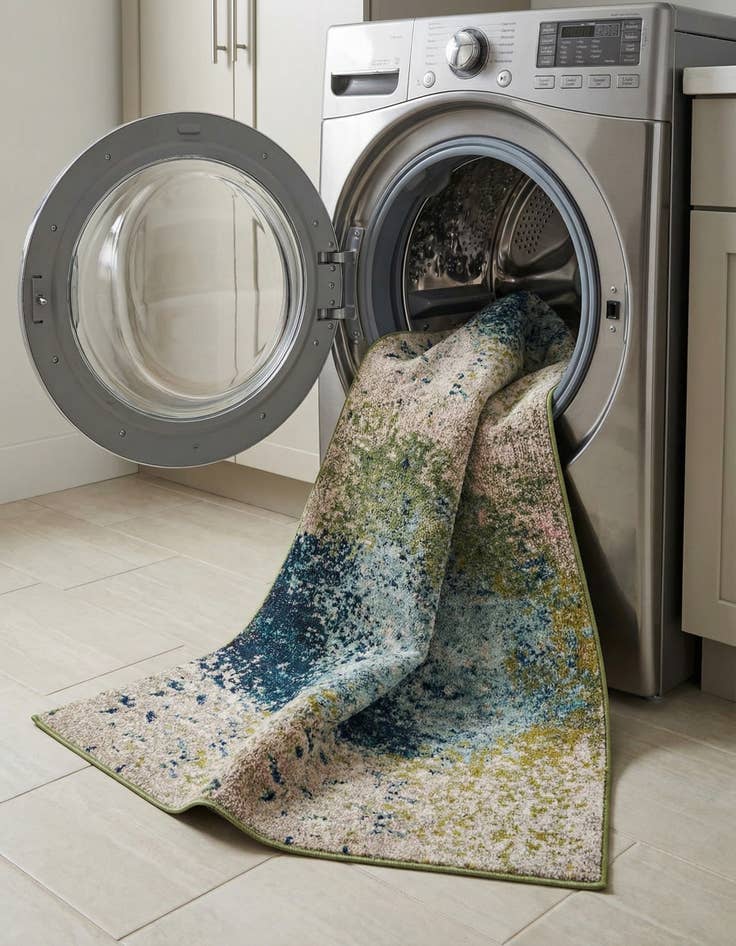 Detail image of 2' 7 x 12'  Washable Casablanca Runner Rug