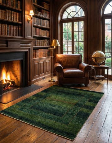 2' 10 x 4' Hand Knotted Kashkuli Rug