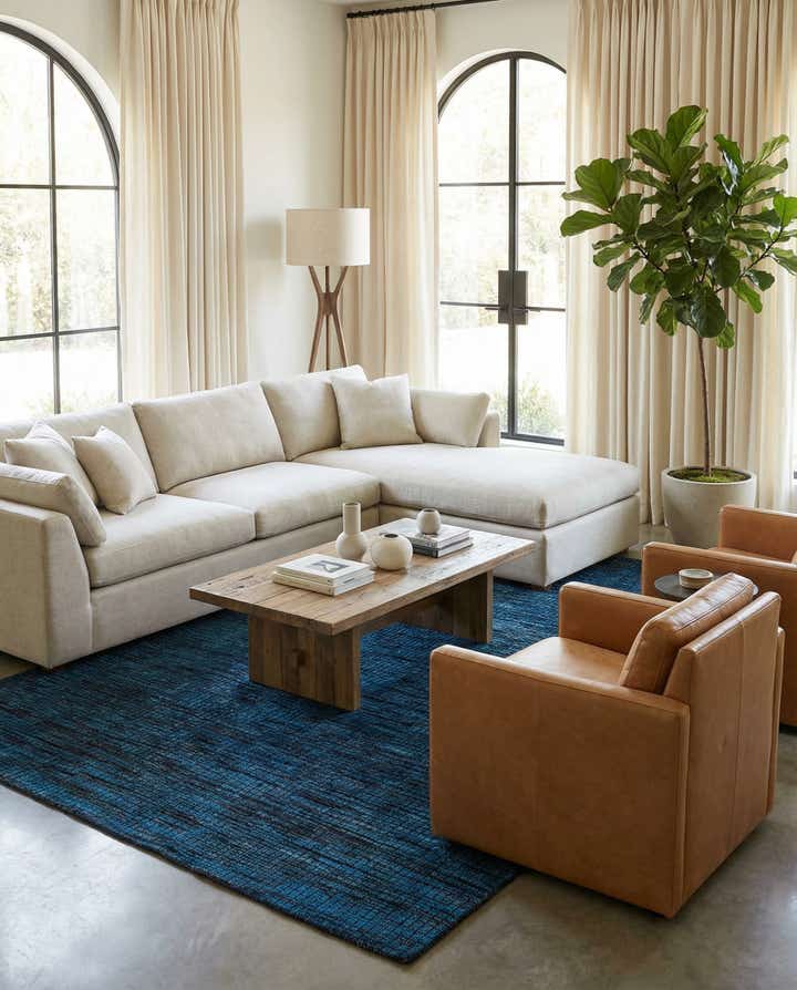 6' 5 x 10' 2 Hand Knotted Darya Wool Rug