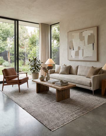 5' x 6' Hand Woven Kilim Modern Wool Rug