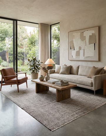 5' x 6' Hand Woven Kilim Modern Wool Rug