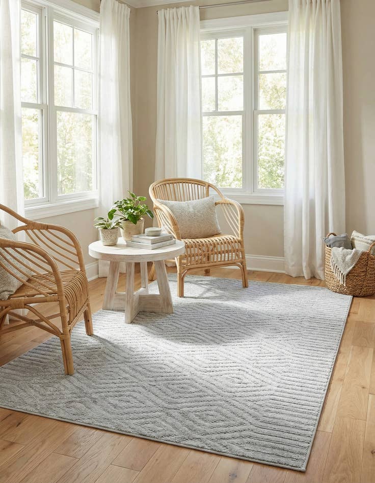 Detail image of 4' x 6' Easy-Clean Sabrina Soto Hudson Indoor / Outdoor Rug