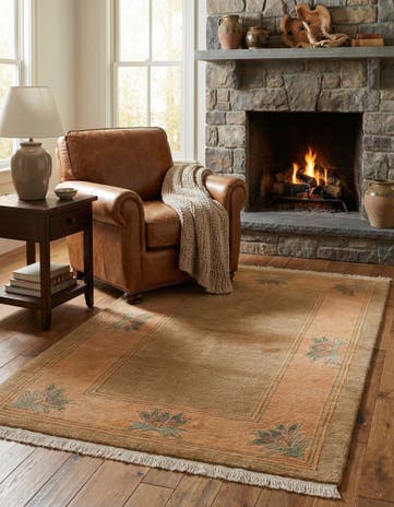 3' 2 x 5' 2 Hand Knotted Tibet Wool Rug