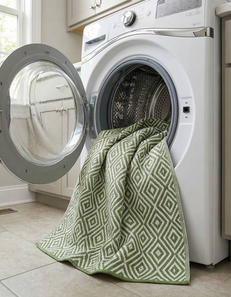 Detail image of 4' x 6'  Washable Jill Zarin Turks and Caicos Indoor / Outdoor Rug