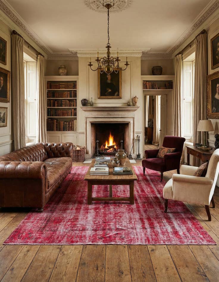 Detail image of 5' 9 x 9' 9 Ultra Vintage Wool Rug