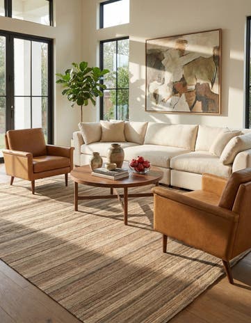 9' 8 x 12' 10 Hand Woven Kilim Modern Wool Rug