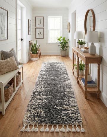 2' 7 x 12' Serenity Shag Runner Rug