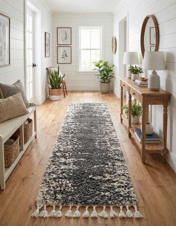 2' 7 x 12' Serenity Shag Runner Rug