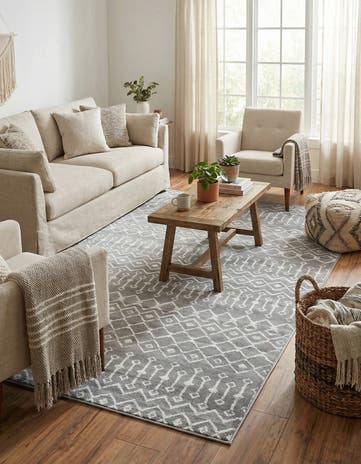 7' 10 x 11' Kasbah Trellis Rug