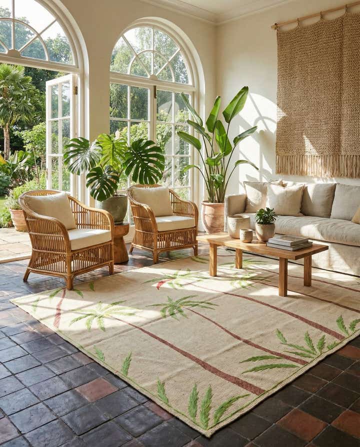 175cm x 220cm Handgeweven Kilim Suzani Wol Vloerkleed