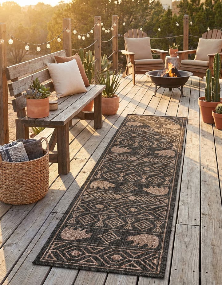 2' x 8' Easy-Clean Southwestern Indoor / O...