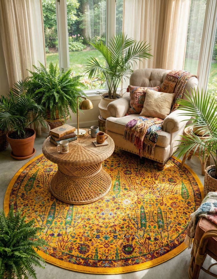 Detail image of  7' 10 x 10' Calypso Oval Rug