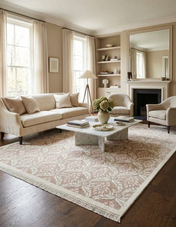 7' 11 x 10' 6 Hand Knotted Darya Wool Rug