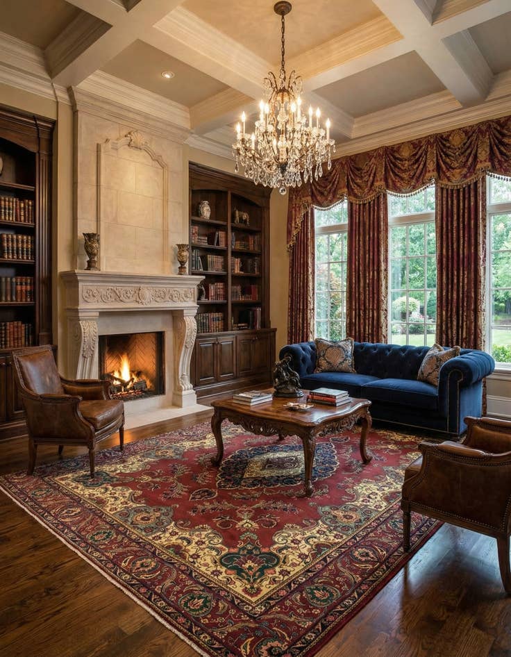 Detail image of  9' 8 x 12' 7  Hand Knotted Tabriz Persian Wool Rug