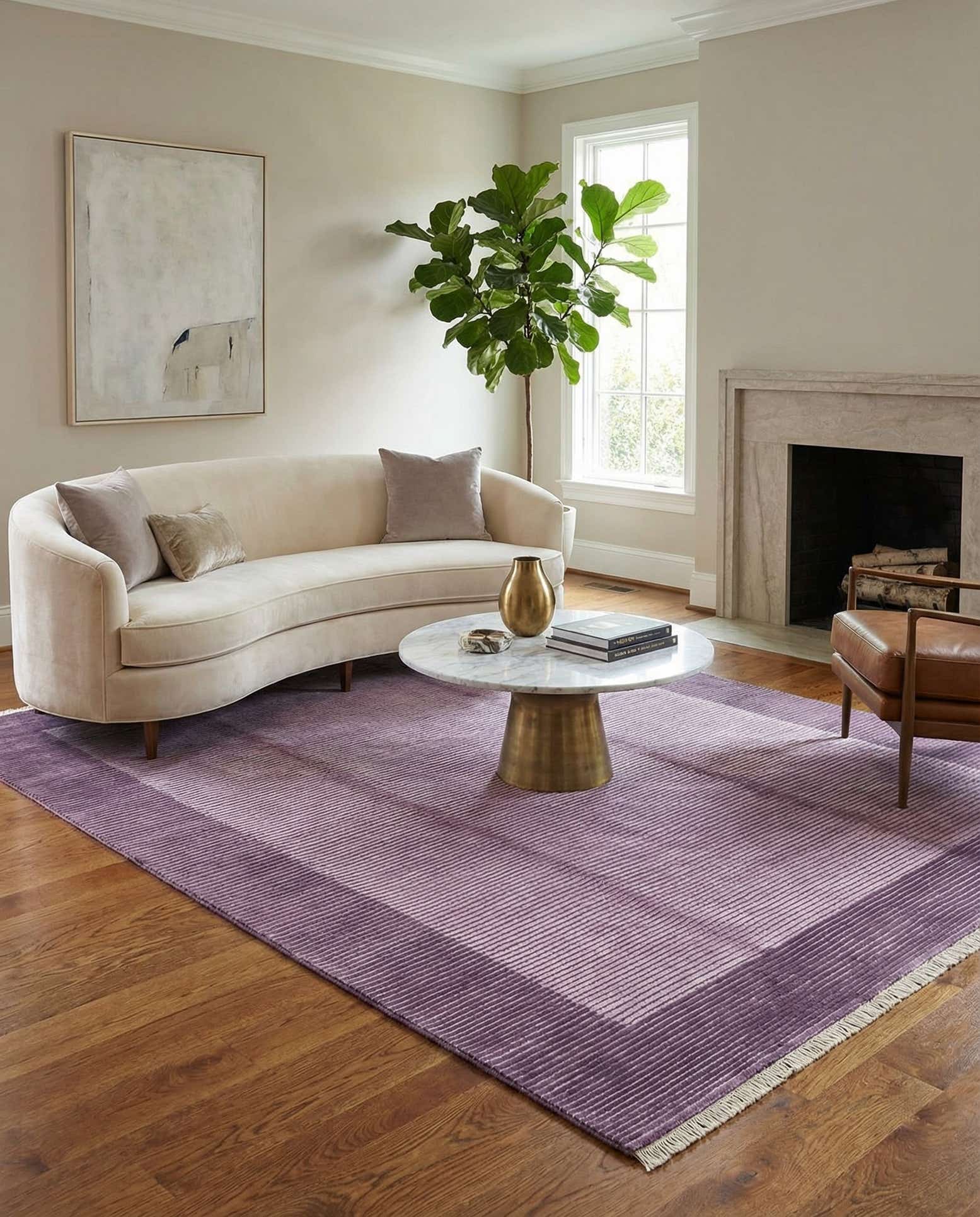 6' 11 x 9' 8 Hand Knotted Darya Wool Rug