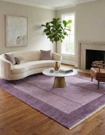 6' 11 x 9' 8 Hand Knotted Darya Wool Rug