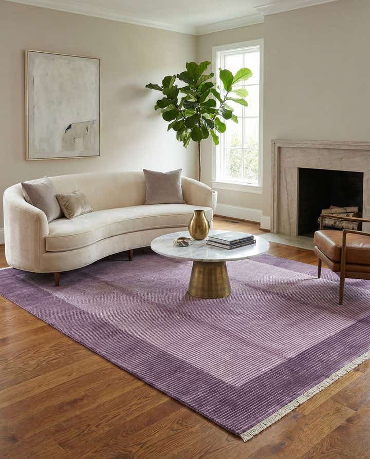 6' 11 x 9' 8 Hand Knotted Darya Wool Rug