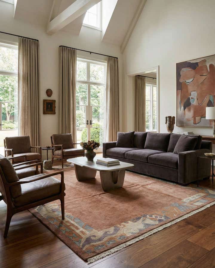 8' 3 x 11' 4 Hand Knotted Nepal Wool Rug