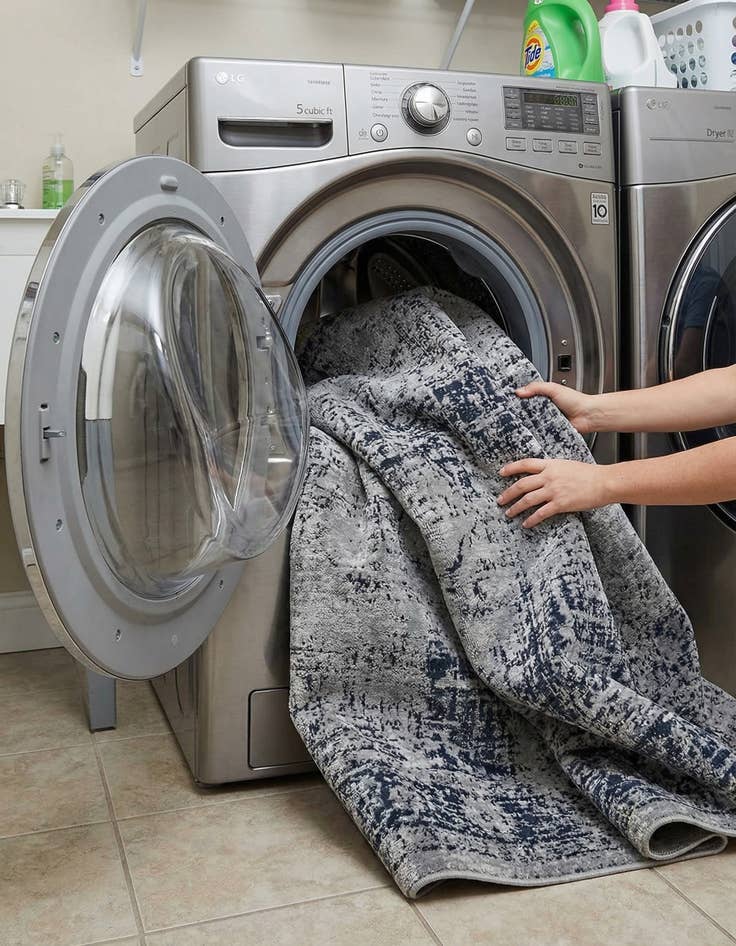 Detail image of  7' 10 x 10' Kamala Washable Rug