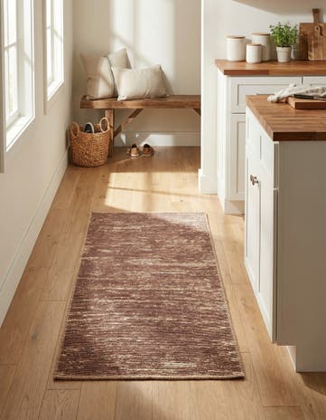 Brown Asha Runner Rug