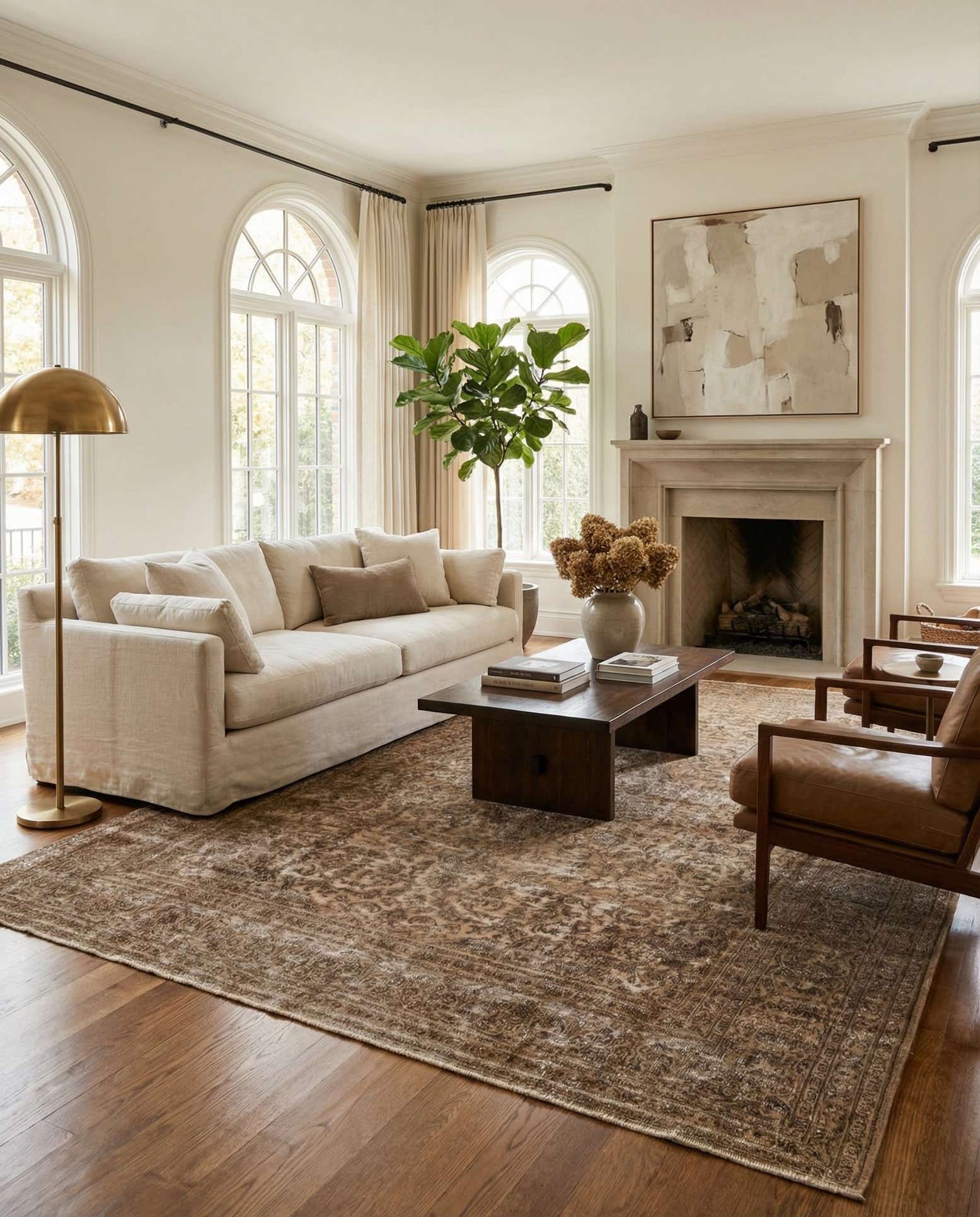 9' 5 x 12' 6 Hand Knotted Ultra Vintage Persian Wool Rug