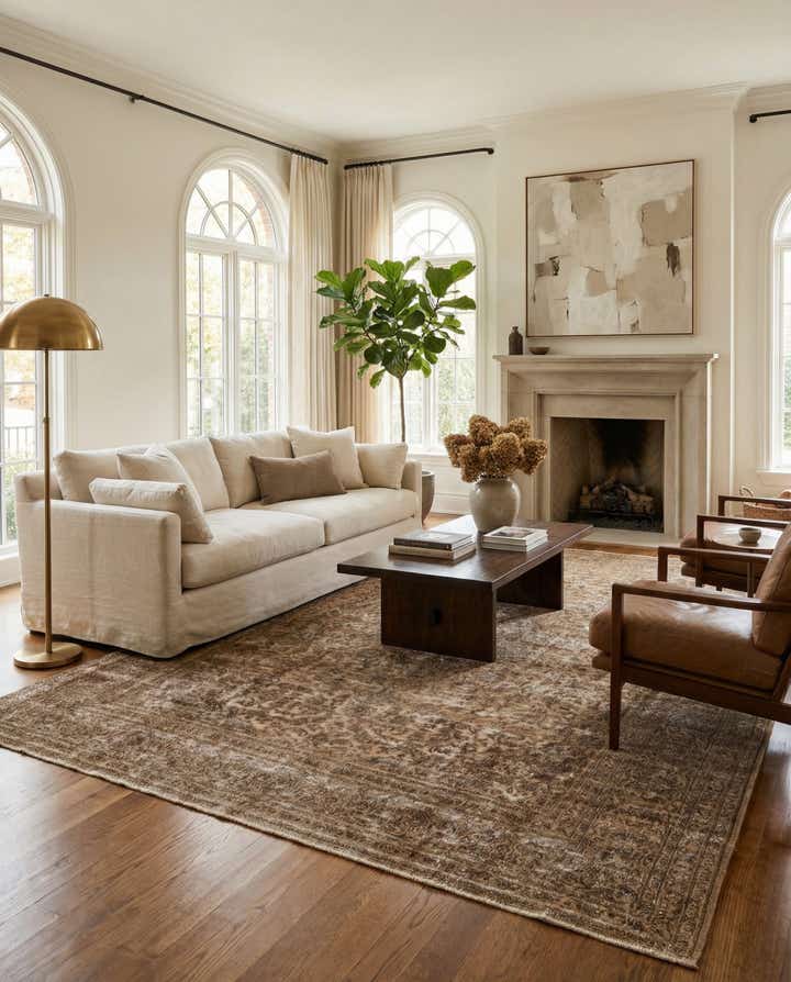 9' 5 x 12' 6 Hand Knotted Ultra Vintage Persian Wool Rug