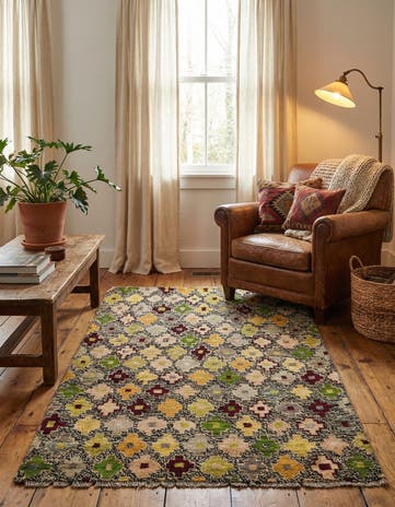 3' 3 x 5' 3 Hand Knotted Balouch Wool Rug