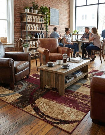 7' x 10' Cafe Rug
