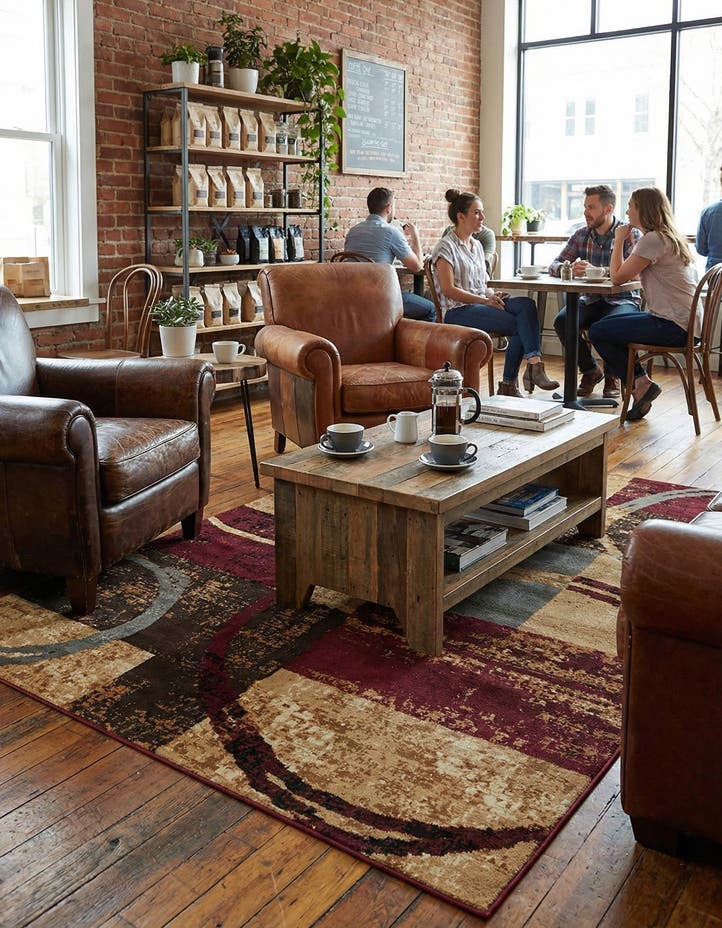 7' x 10' Cafe Rug