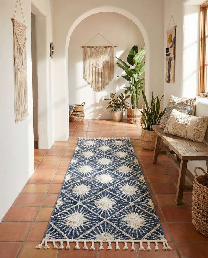 2' 7 x 12' Boho Runner Rug
