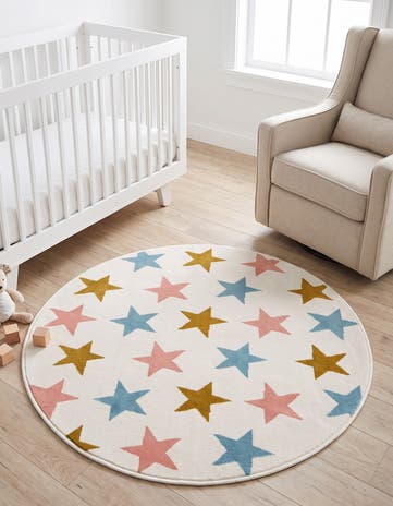 Whimsy Kids Round Rug